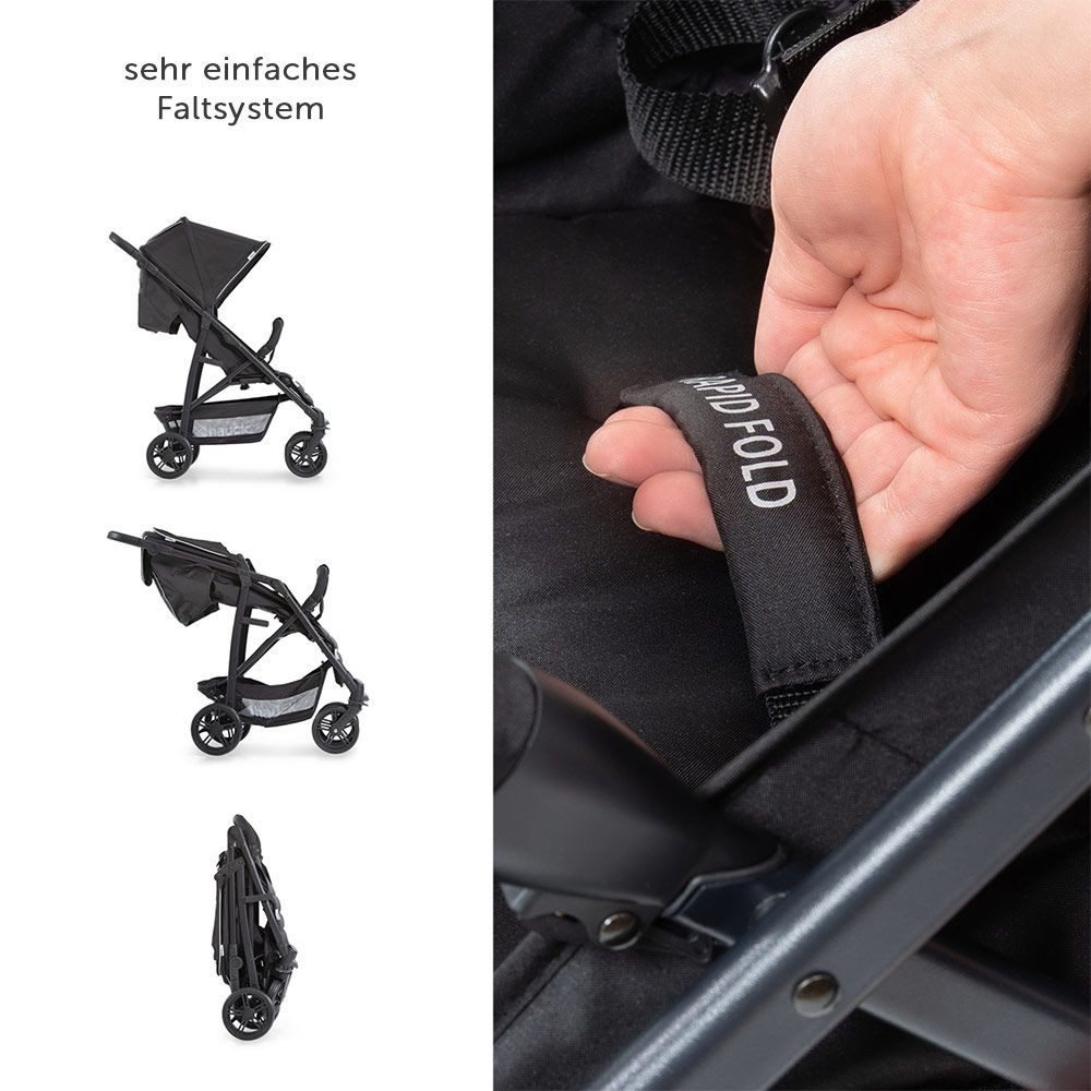 Kinder-Buggy Rapid 4 - Caviar Black