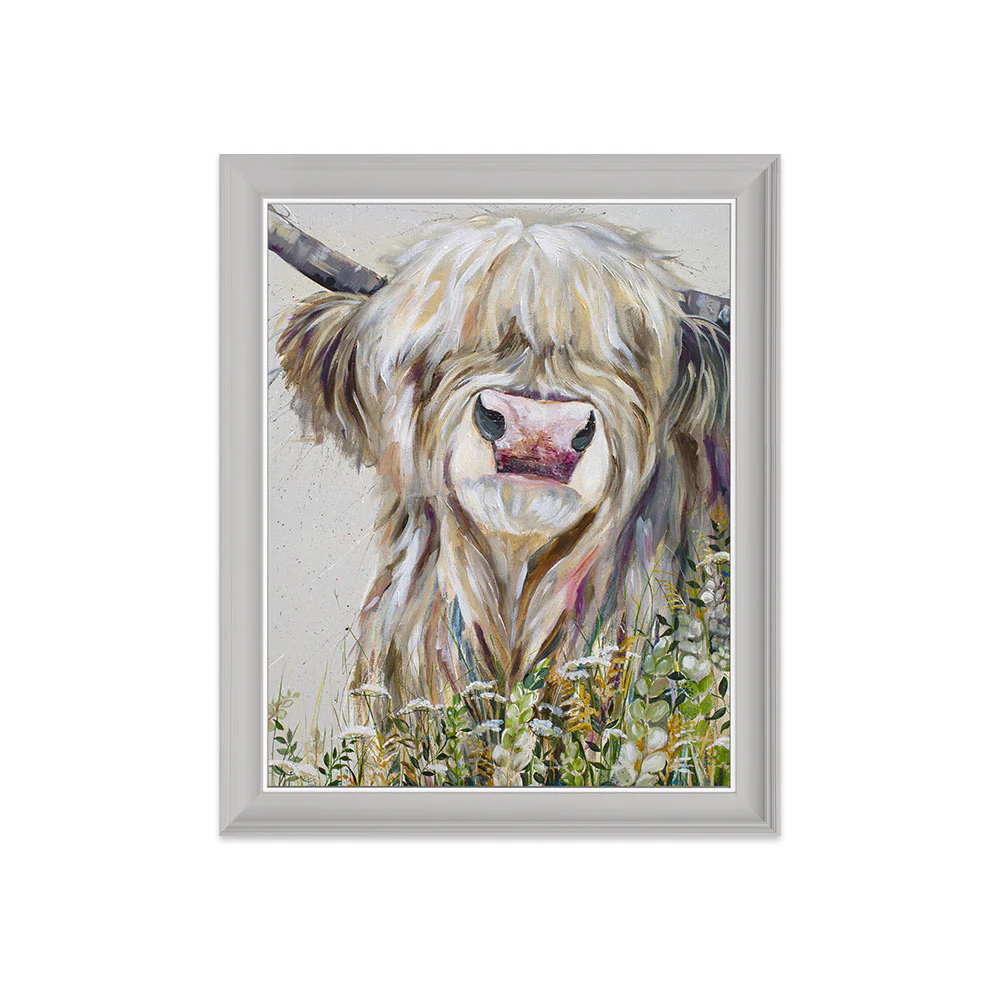 Archie �C Framed Canvas Print by Nicola Jane Rowles