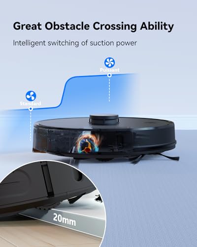 Imou Robot aspirapolvere 4500Pa RV1 aspirapolvere robot 2 in 1, ricarica automatica da 3200mAh, Navigazione LiDAR, APP : Casa e cucina