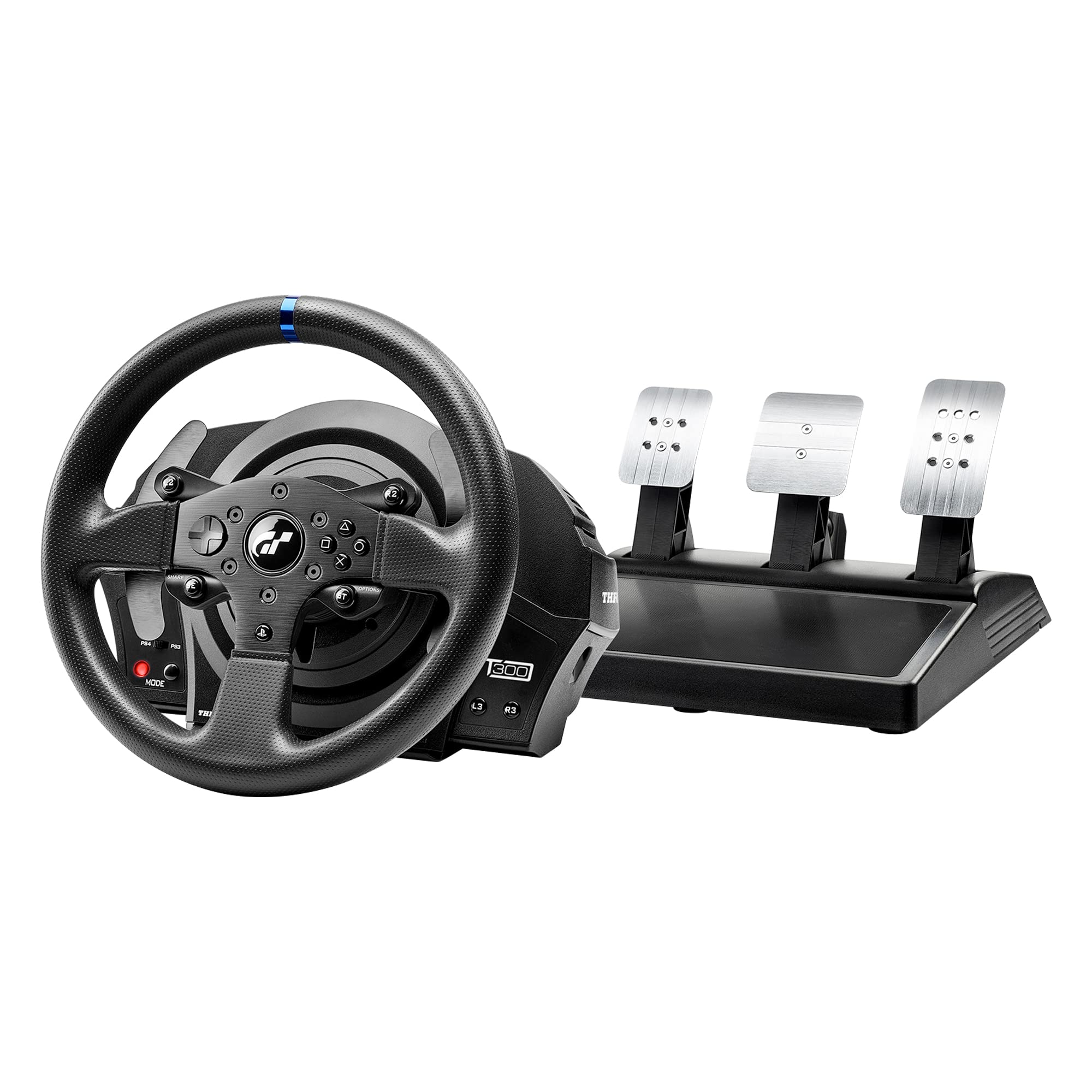 Thrustmaster T300RS GT Force Feedback Rennlenkrad mit Dreipedalset kompatibel mit PS5 und PC