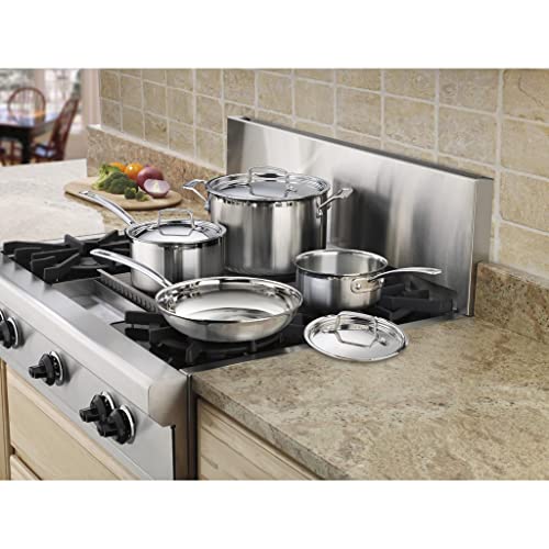 Cuisinart MCP 7NP1 Multiclad Pro Triple Ply 7 Piece Cookware Set Skillet: Home & Kitchen
