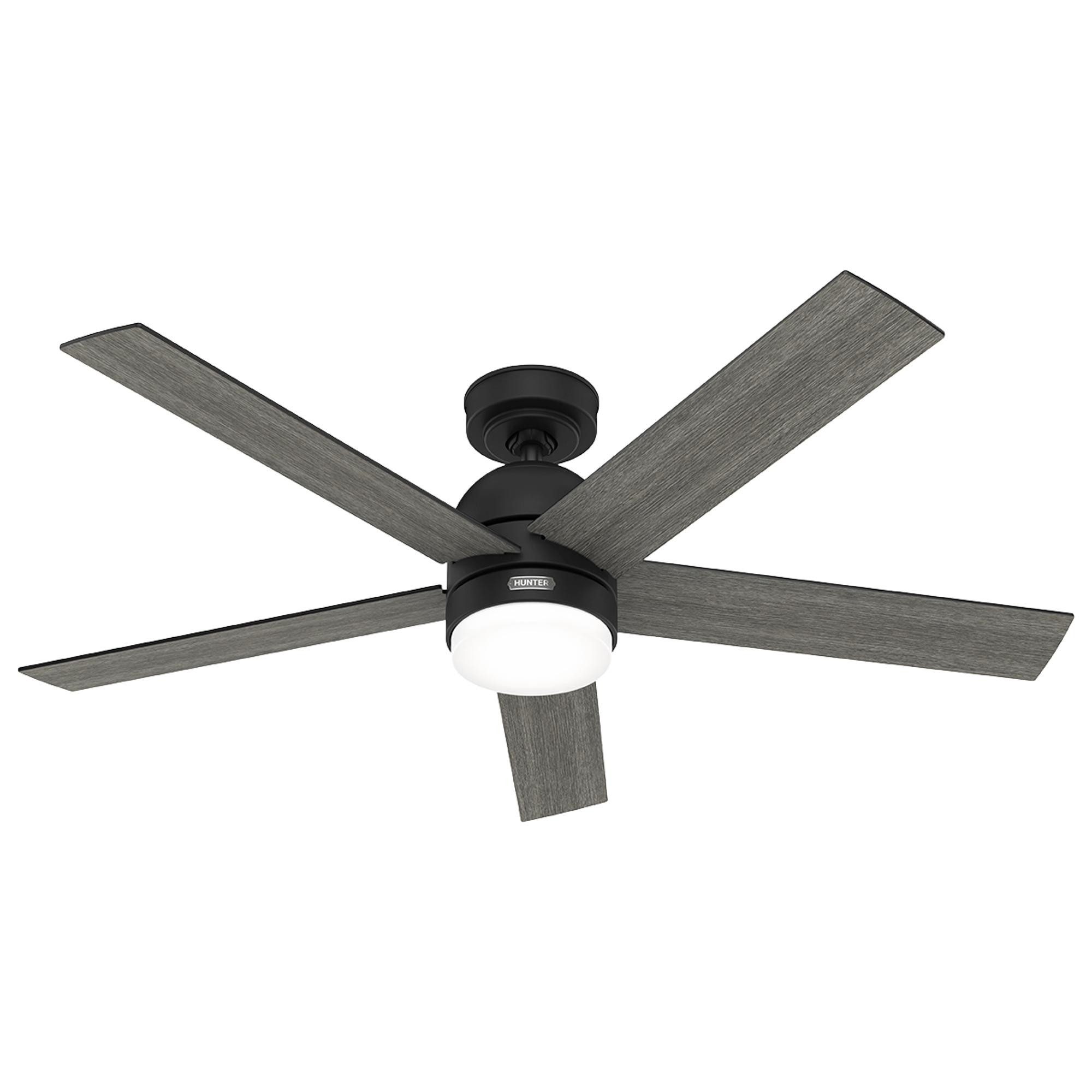 Deckenventilator Deckenventilator Giannis Schwarz mit LED & Fernbedienung