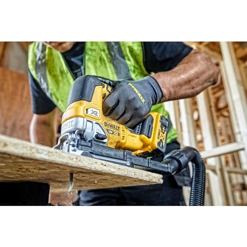 DEWALT DCS334N XJ Seghetto alternativo Brushless con impugnatura a staffa XR 18V senza batterie ne caricabatteria : Fai da te