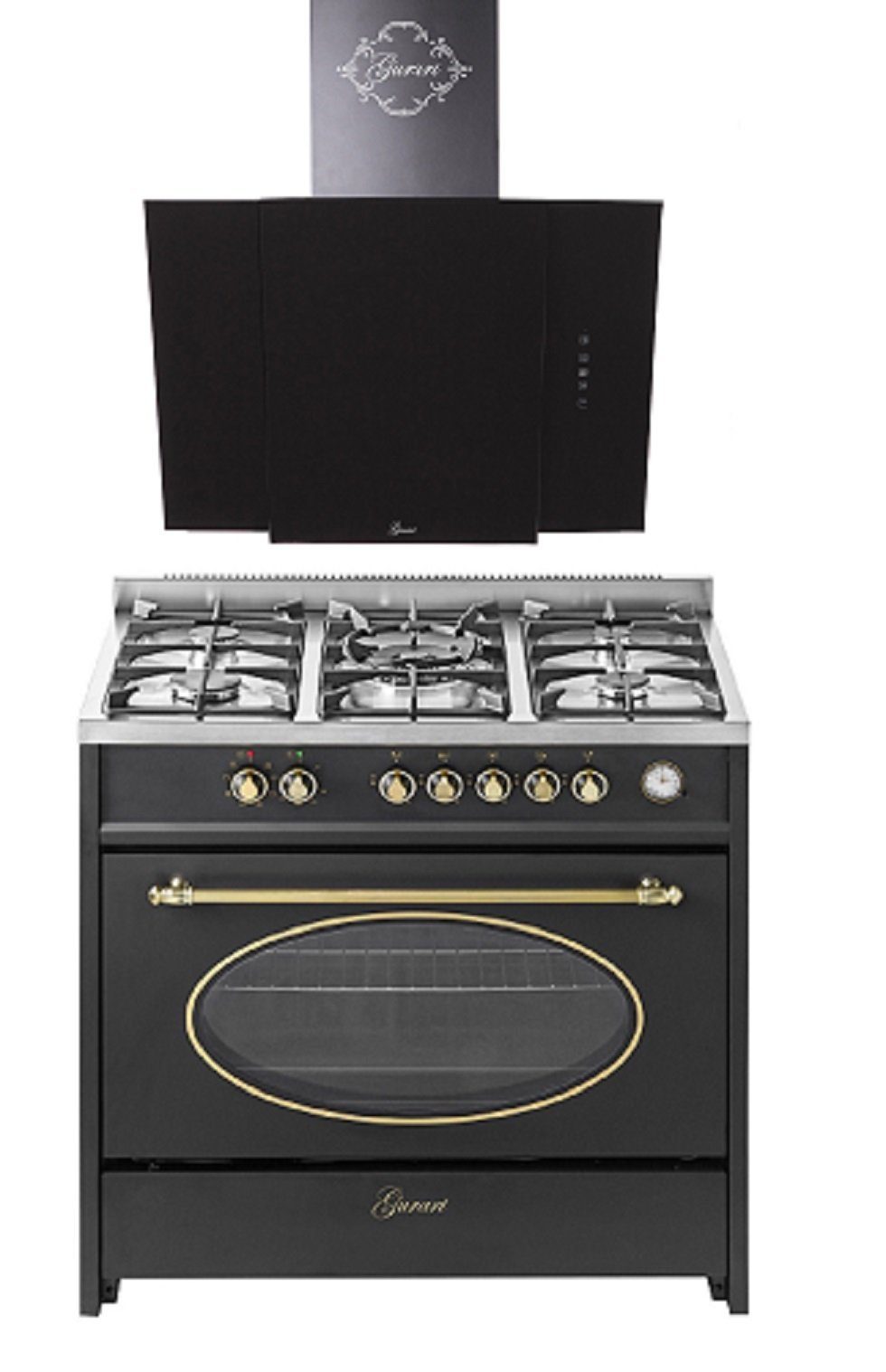 Gas-Standherd GCH E 914 BL r+GCH S 171 90 BL PRIME/5 Jahres Garantie