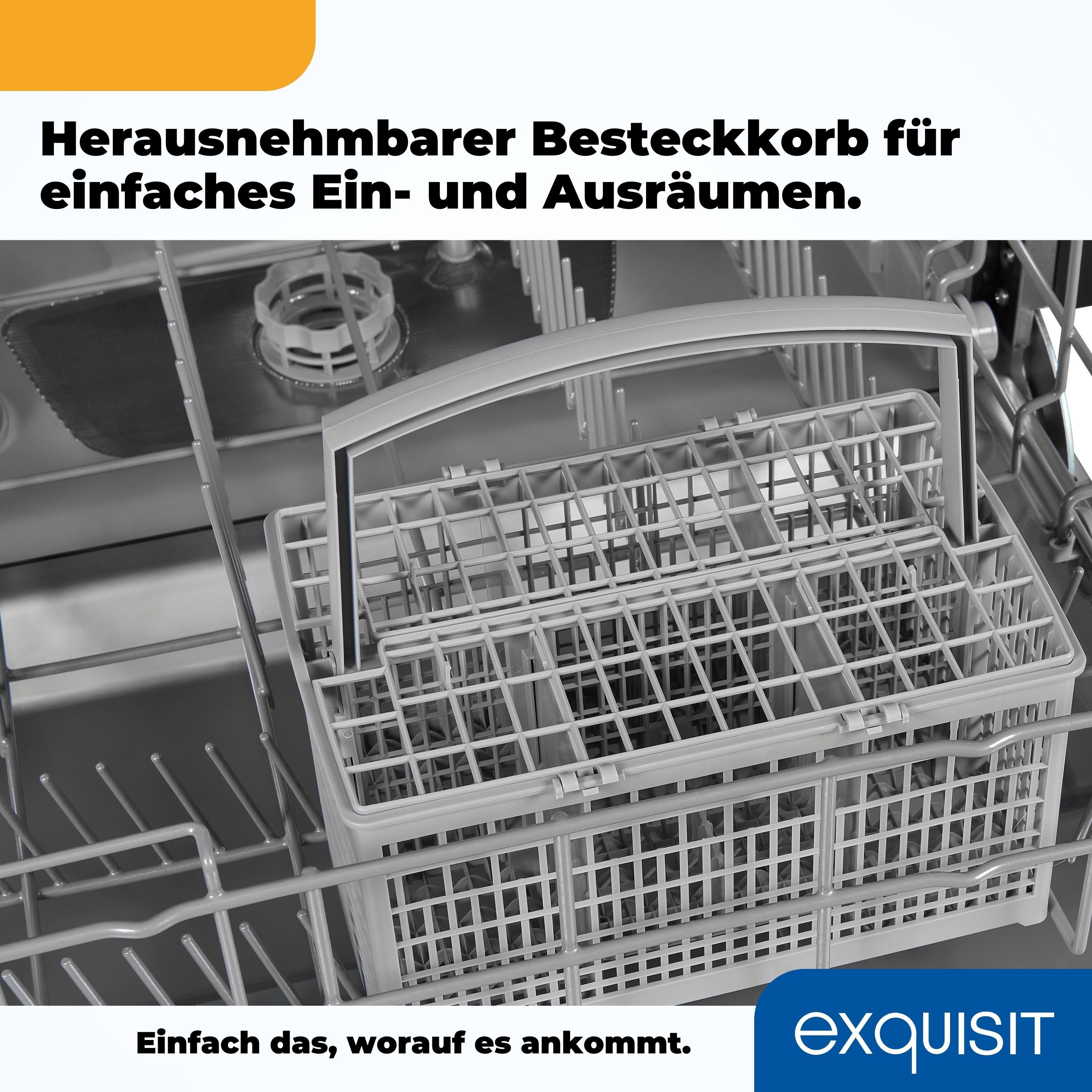 teilintegrierbarer Geschirrspüler EGSP6012-EB-030E inox