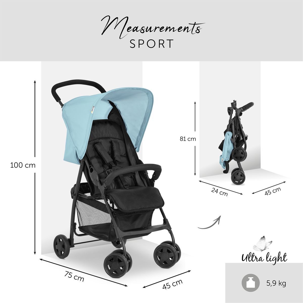 Kinder-Buggy Buggy - Blue