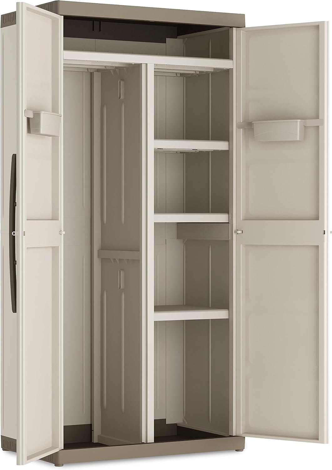 Keter Excellence Armadio per interni ed esterni, colore: beige/sabbia, 89 x 54 x 182 cm