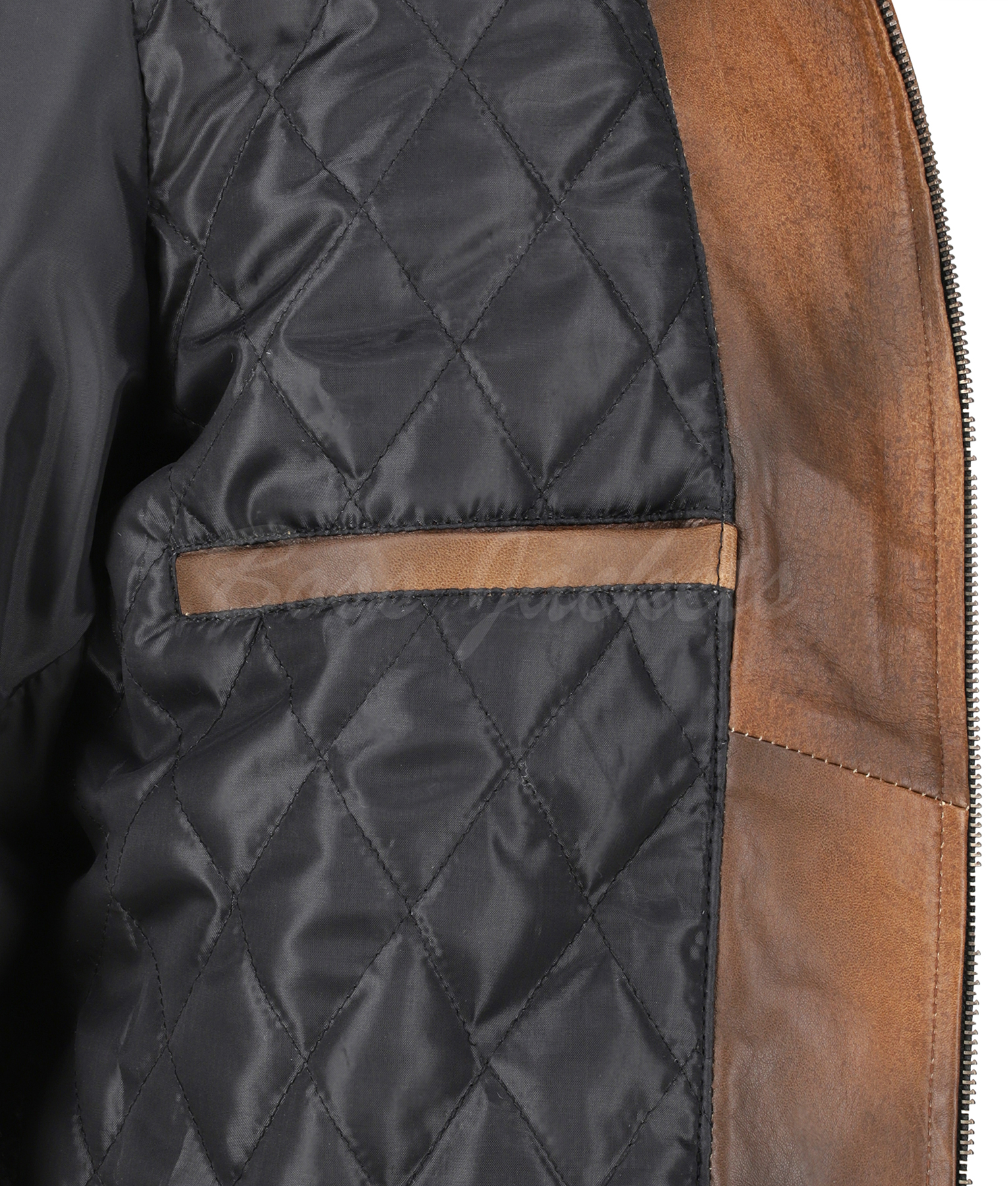 Tom Division Mens Brown Leather Jacket