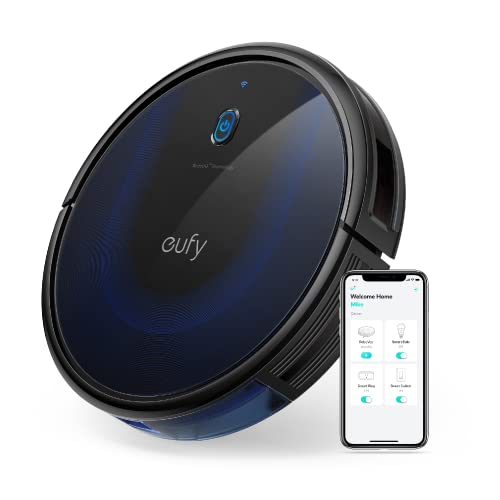 eufy BoostIQ RoboVac 15C MAX, Wi Fi Connected Robot Vacuum Cleaner, Super Thin, Powerful Suction, Quiet, Self Charging Robotic Vacuum Cleaner, Cleans Hard Floors to Medium Pile Carpets