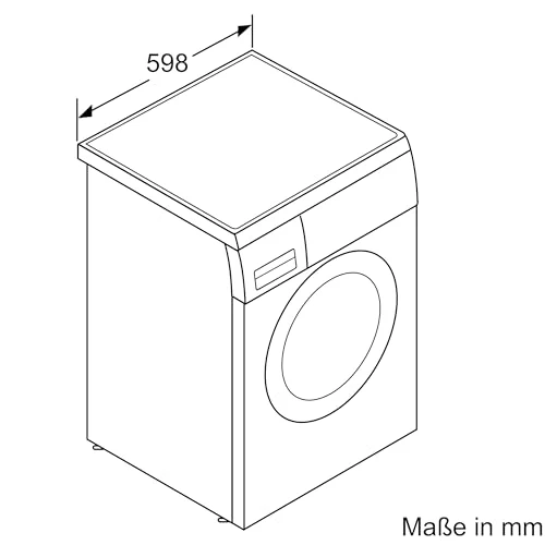 2025 Bosch WUU28T70, Serie 6, lavadora, 8 kg, 1400 rpm, integrable, lavado rápido con SpeedPerfect, función añadir ropa, Hygiene Plus, tambor Vario, silenciosa gracias a EcoSilence Drive, pantalla LED, blanco
