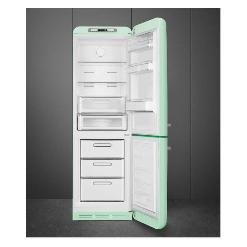 Smeg FAB32RPG5 - Frigorifero combinato con cerniere a destra libera installazione verde pastello 60 cm Stile anni 50