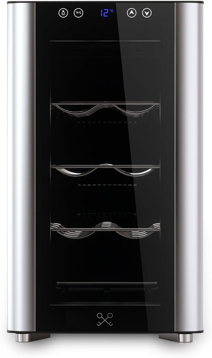 LES PETITS CHAMPS CAVS8 Freestanding Wine Rack 8 Bottles