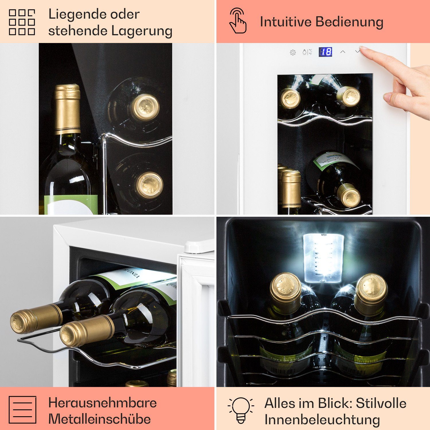 Weinkühlschrank Shiraz 12 Slim Uno