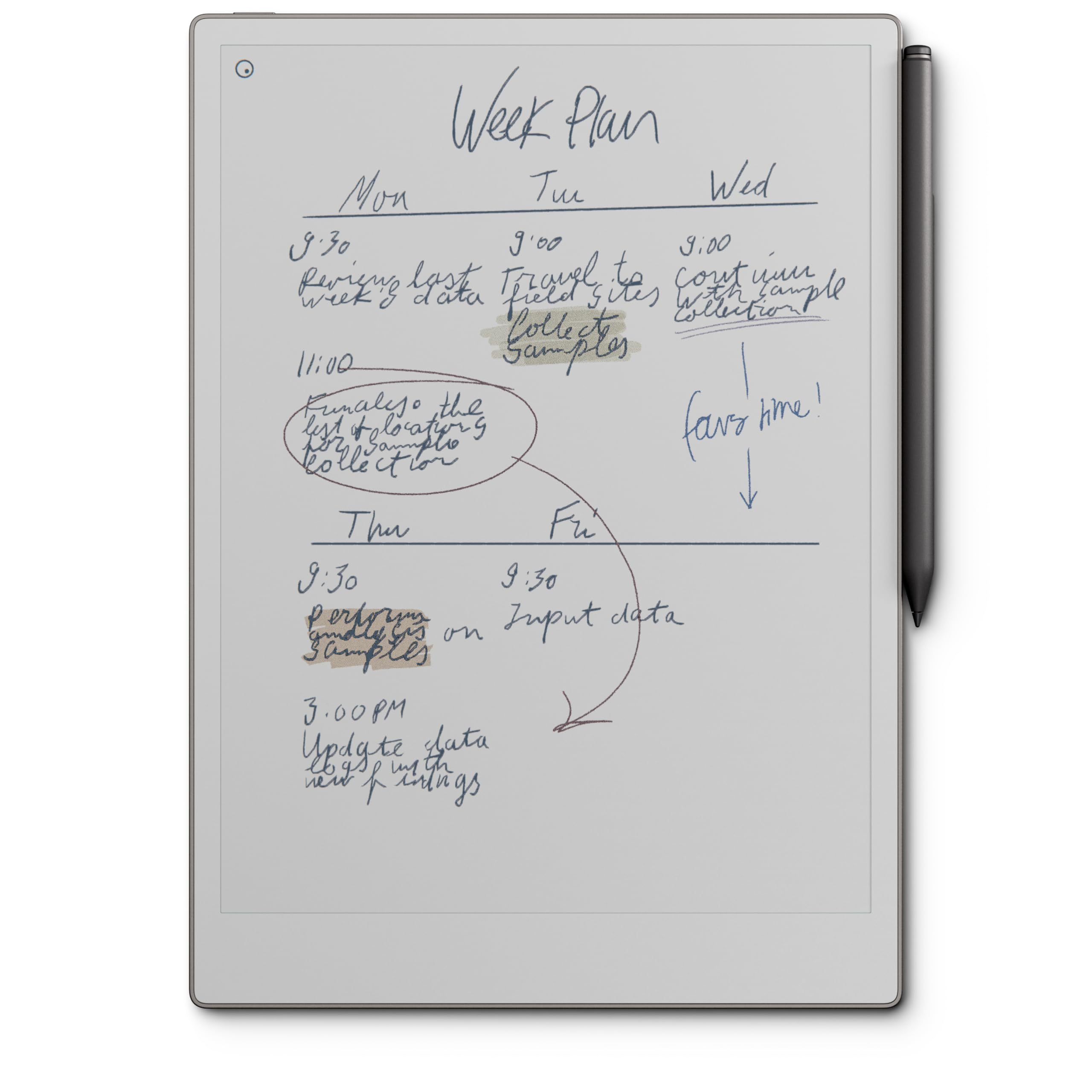 reMarkable Paper Pro mit Marker Plus 11,8 Zoll E Ink Farbtablet zum Schreiben und Lesen von Notizen