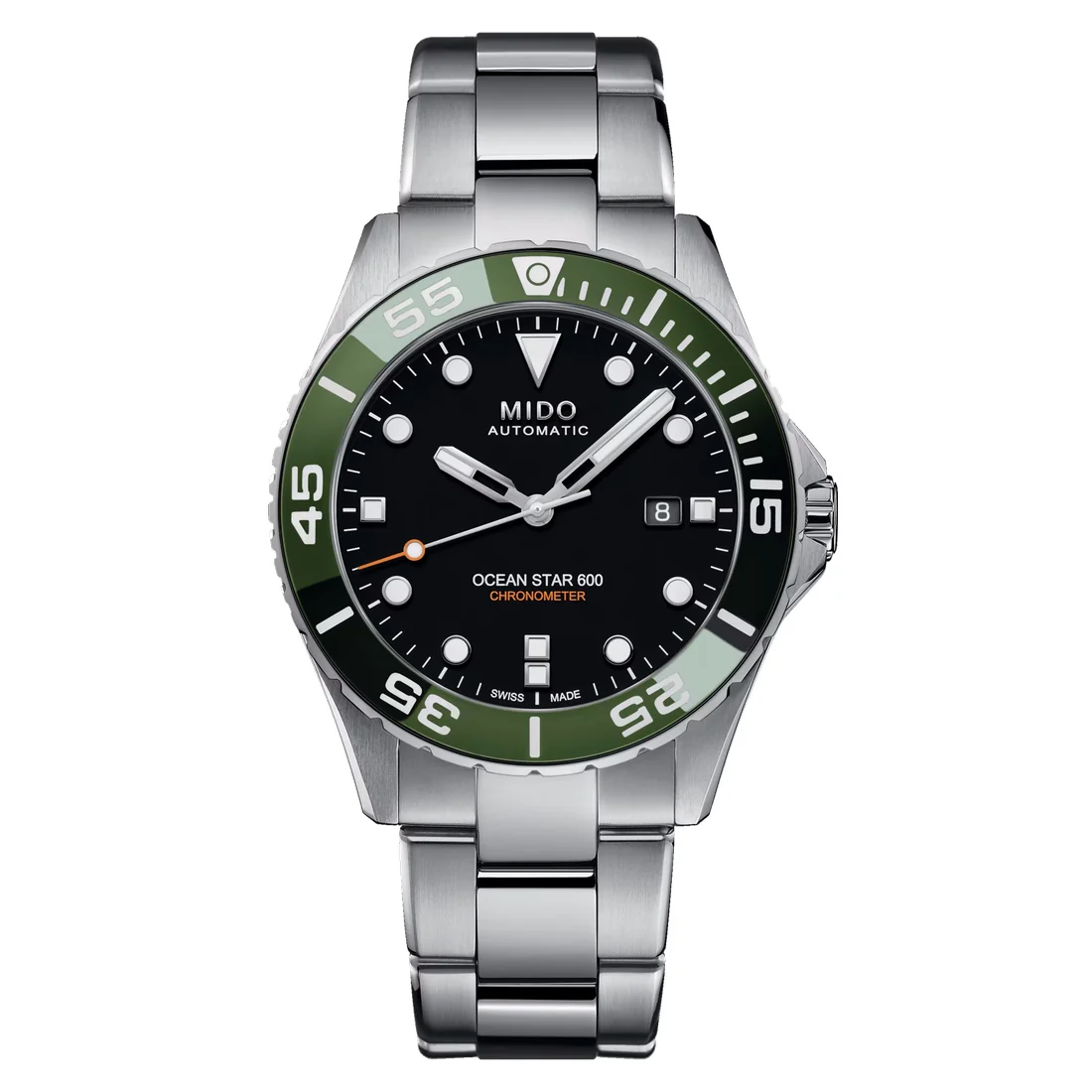 Orologio Mido Ocean Star 600 Chronometer ghiera verde ceramica