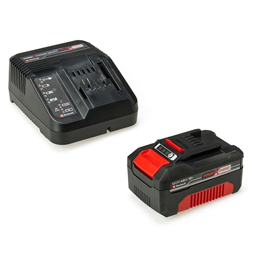 Einhell Trapano a Percussione a Batteria Tc Id 18 Li Solo Power X Change   Power X Change Starter Kit, Caricabatteria e Batteria da 4000 mAh Li Ion, Nero, Rosso : Amazon.it: Fai da te
