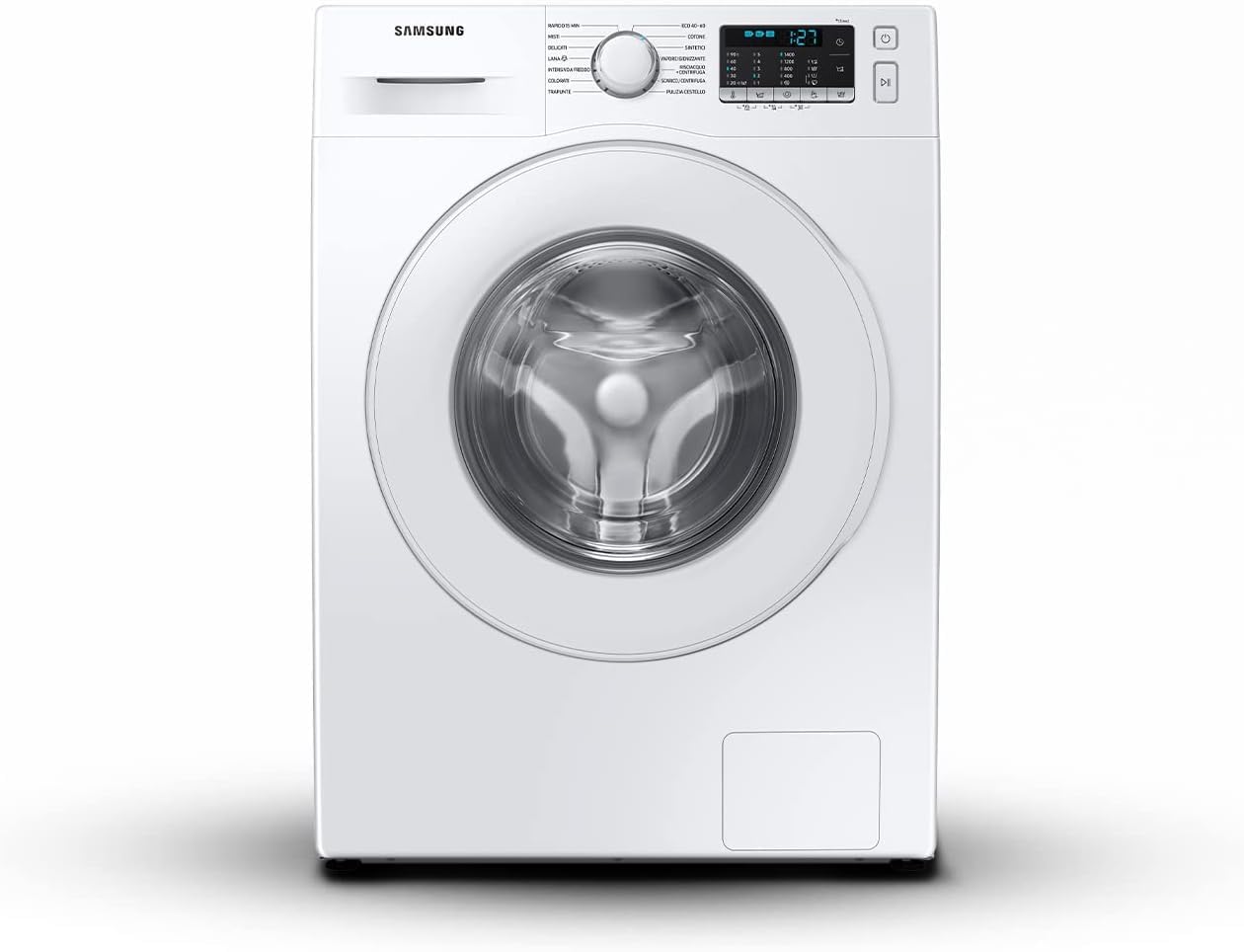 Samsung Washing Machine Crystal Clean WW90CGC04DTEET Freestanding, 9 kg, Wifi, Ecobubble, Steam, Front load, 60l x 85h x 55p cm