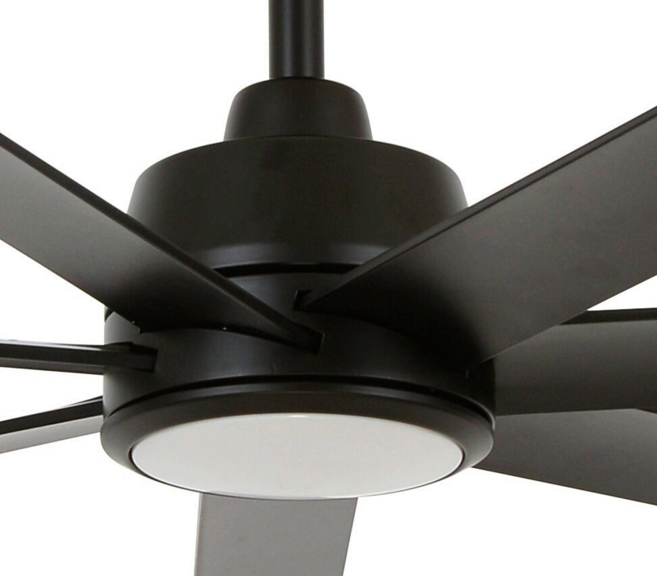 Deckenventilator DC Deckenventilator Atlanta Schwarz mit LED