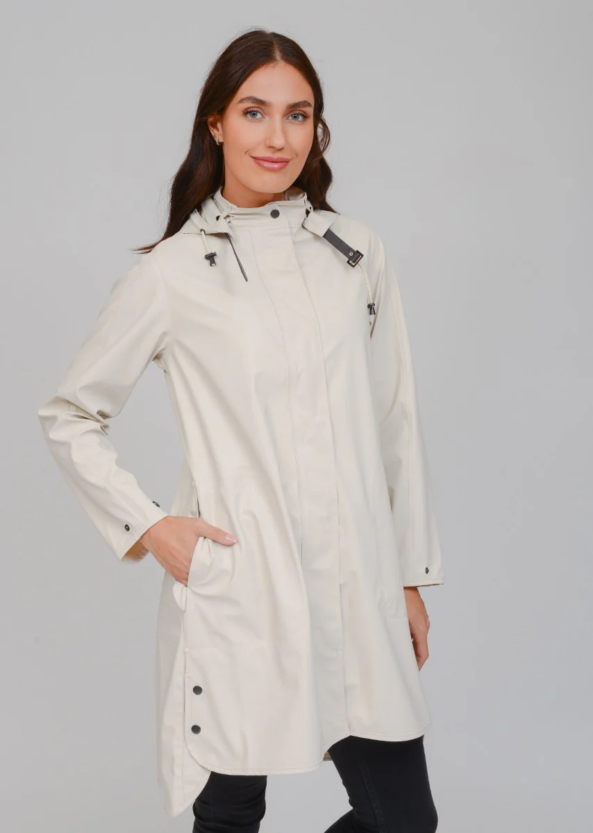 Ilse Jacobsen Rain71 Jacket , Milk Creme