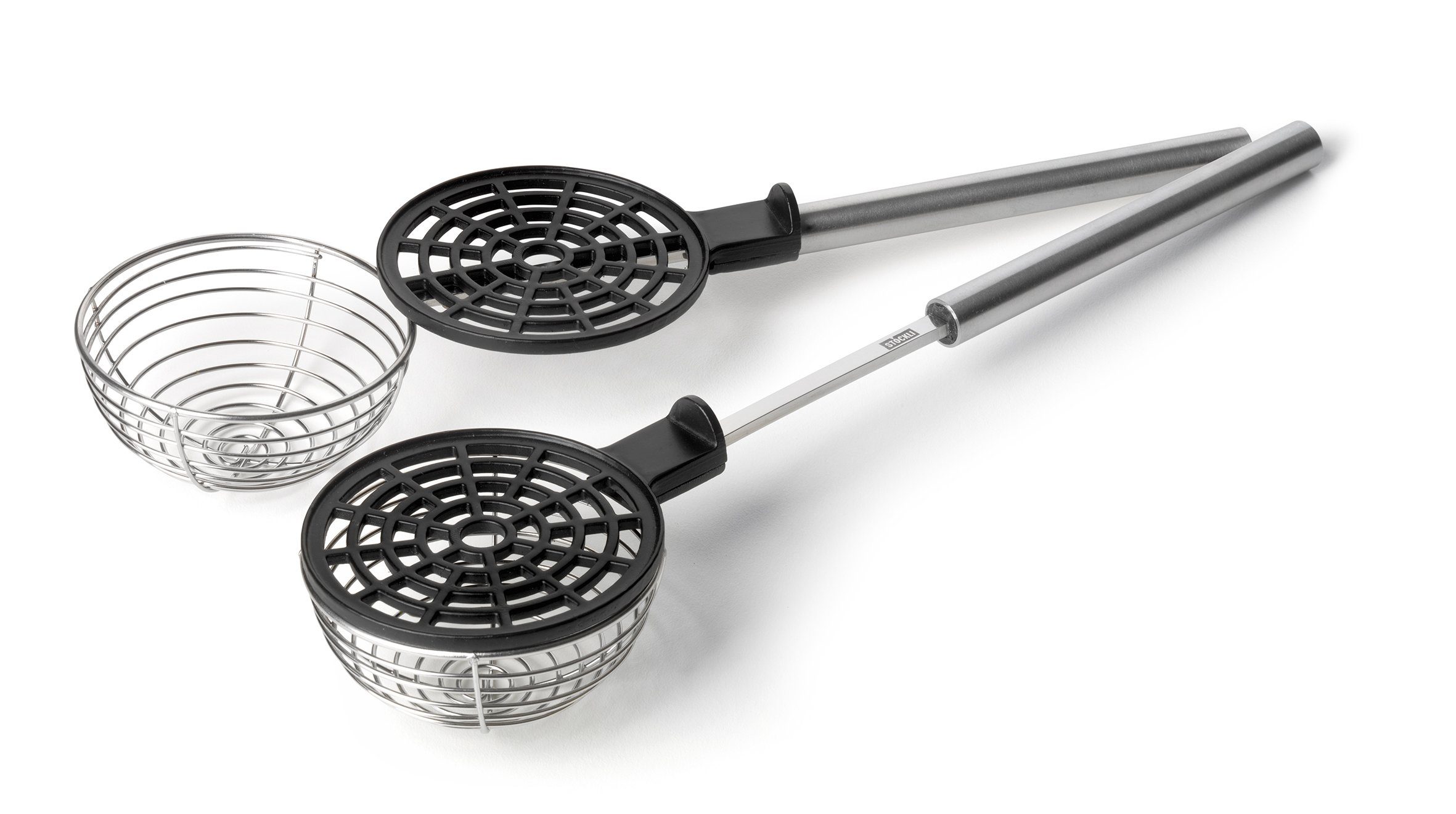 Fondue Stöckli Fonduesieb mit Deckel, 2 Stk.
