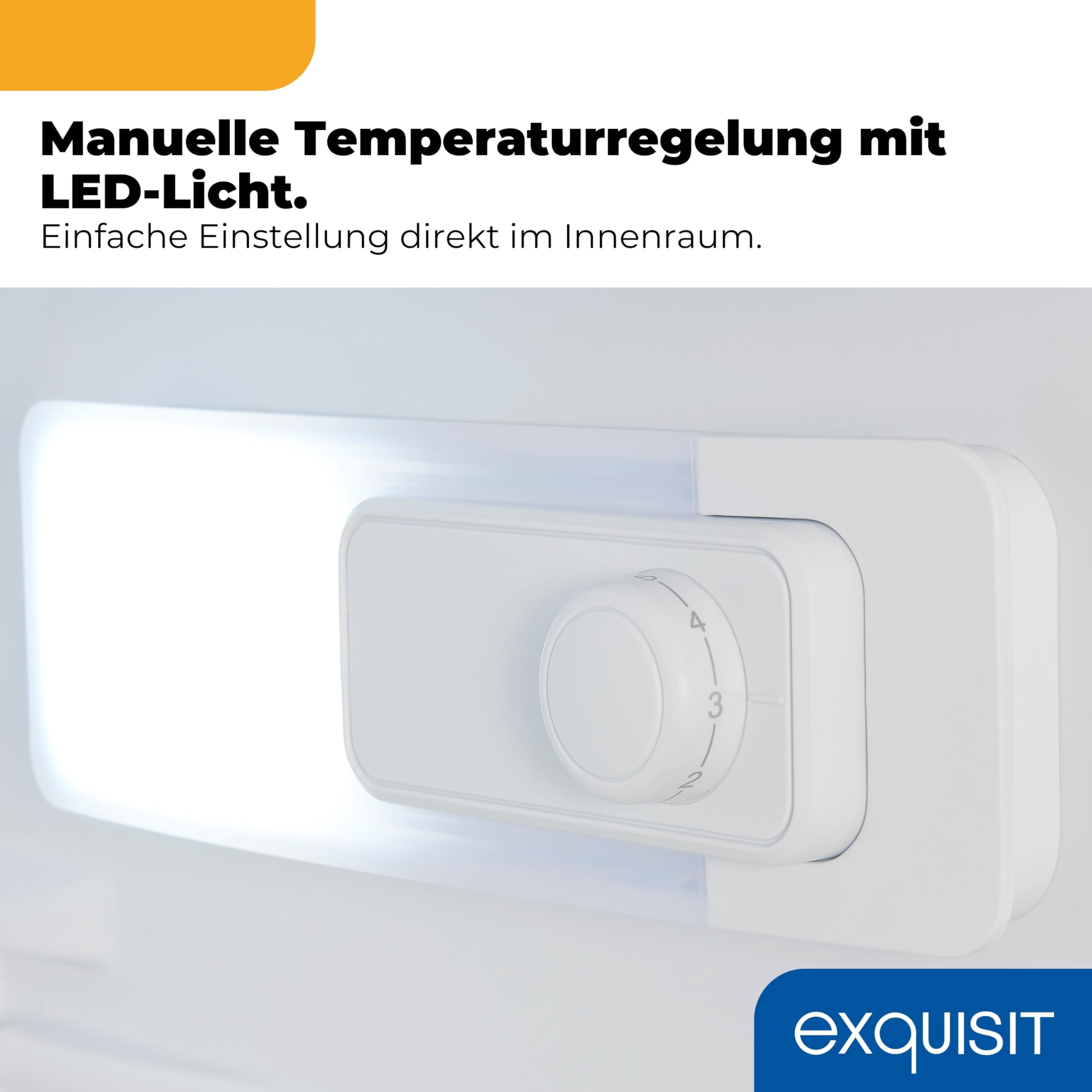 Vollraumkühlschrank 242 l, weiß, freistehend, 142,6 cm hoch, wechselbarer Türanschlag, Energieklasse E