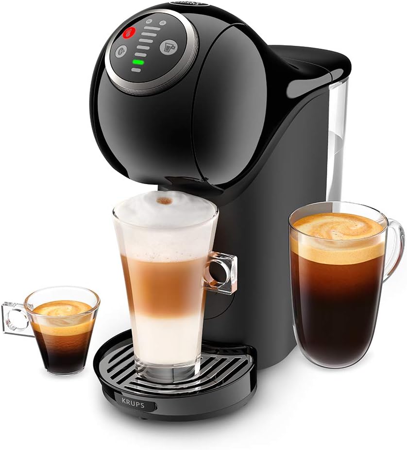NESCAFE? DOLCE GUSTO Krups GENIO S PLUS, Macchina per Caffè Espresso e Altre Bevande in capsula, Automatica, Nero