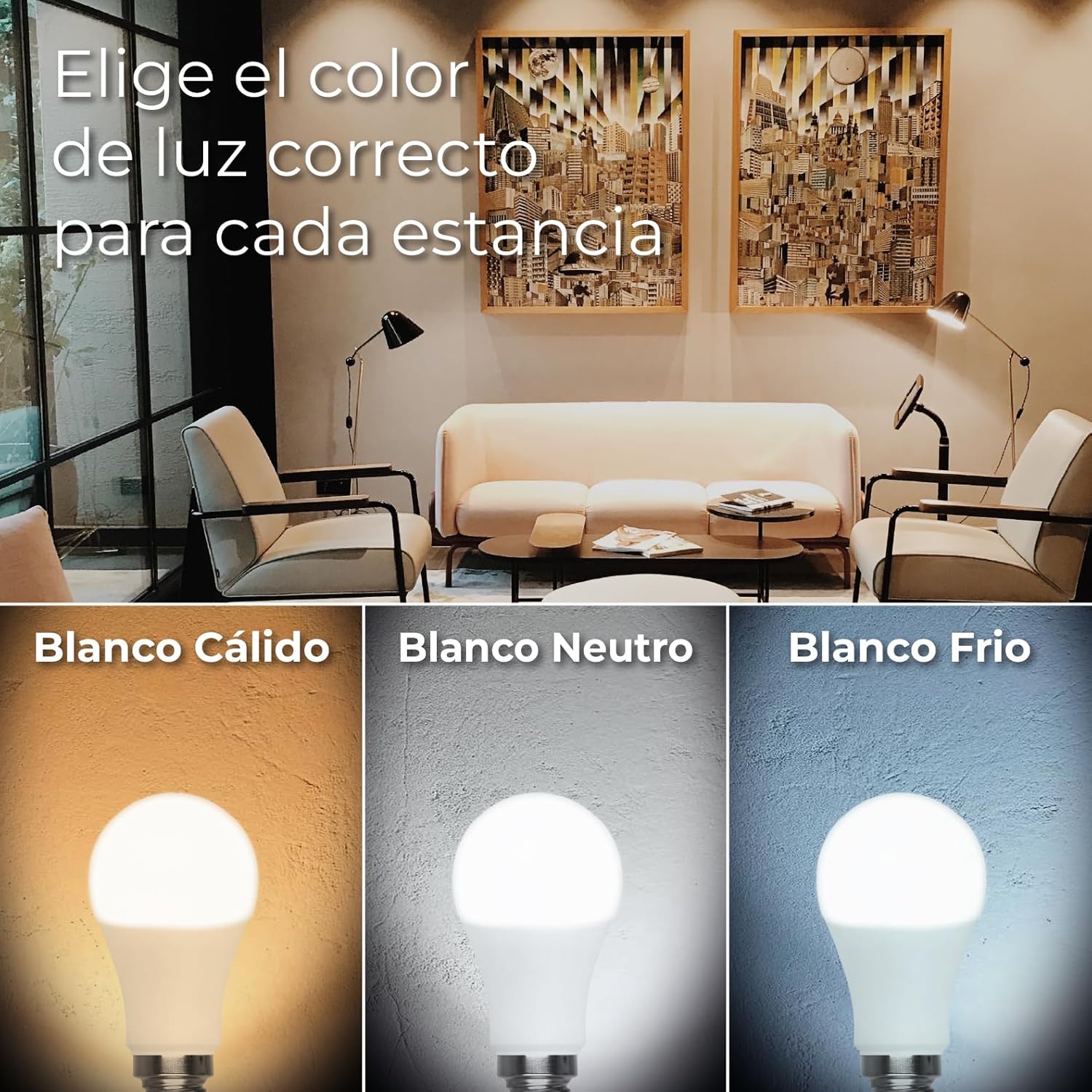 LED ATOMANT Packung mit 100 LED-Lampe E27 A65 15W, Warmweiß (3000 K), 1650 Lumen, Großer Schraubsockel, Entspricht 165W, Nicht dimmbar