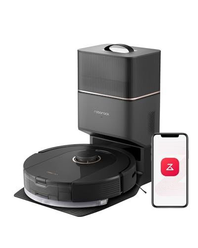 roborock Q5 Pro  Robot Vacuum and Mop, Self Emptying, 5500 Pa Max Suction, DuoRoller Brush, Hands Free Cleaning for up to 7 Weeks, Precise Navigation, Perfect for Hard Floors, Carpets, and Pet Hair