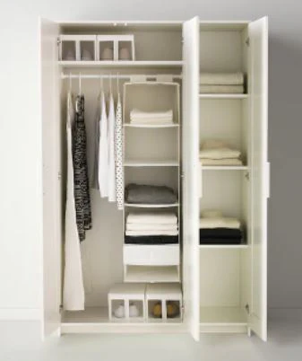 IKEA BRIMNES Armadio con 3 Ante – Bianco, 117x190 cm