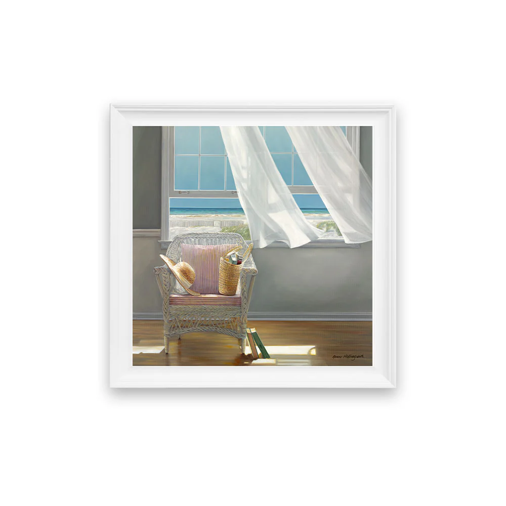 Getaway �� Framed Canvas Print by  Karen Hollingsworth