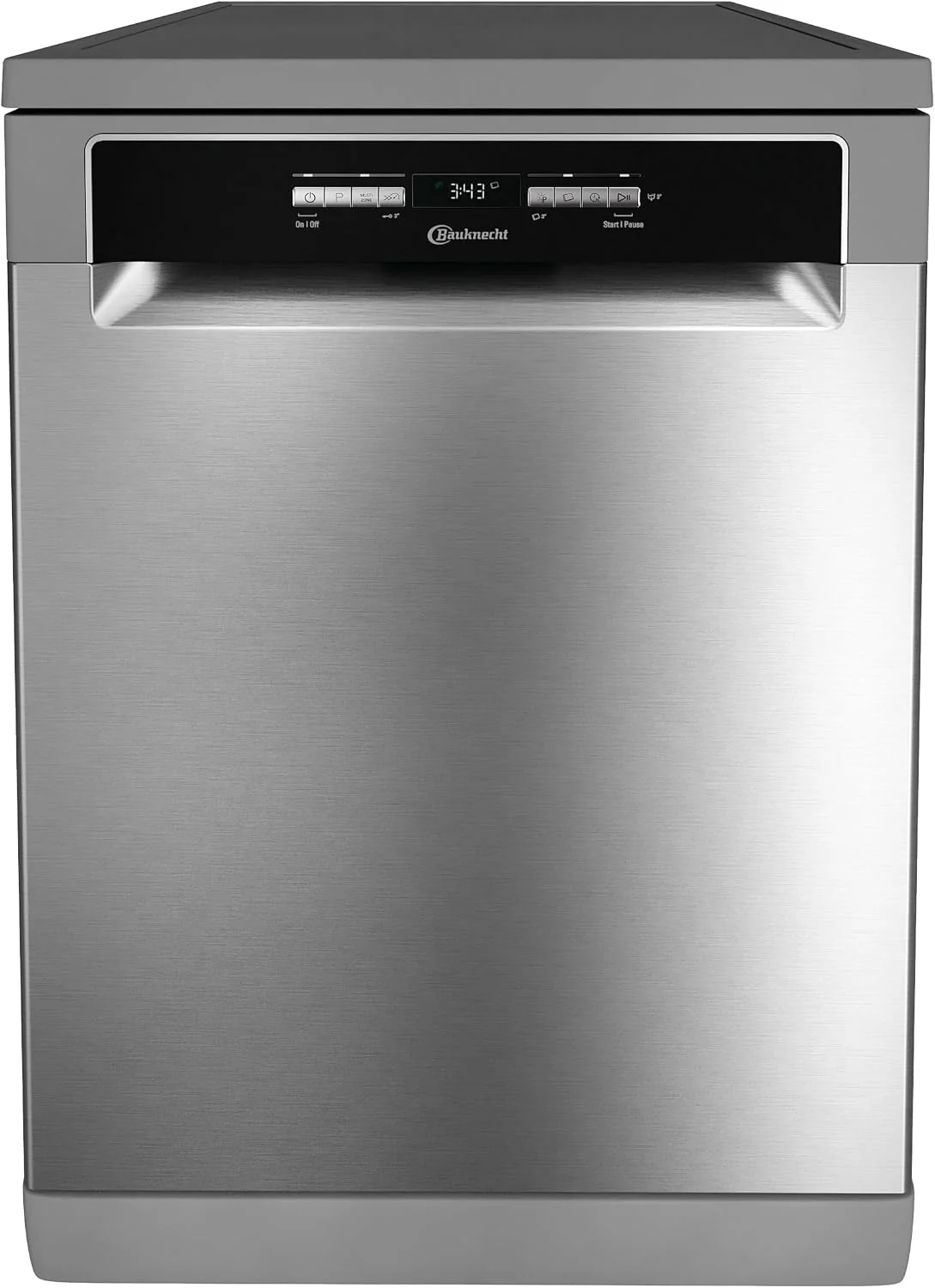Bauknecht BK4FB14BN7A0X Freistehender-Geschirrspüler/ 60 cm/ActiveDry–Türöffnungssystem/Startzeitvorwahl/MultiZone–separates Ober