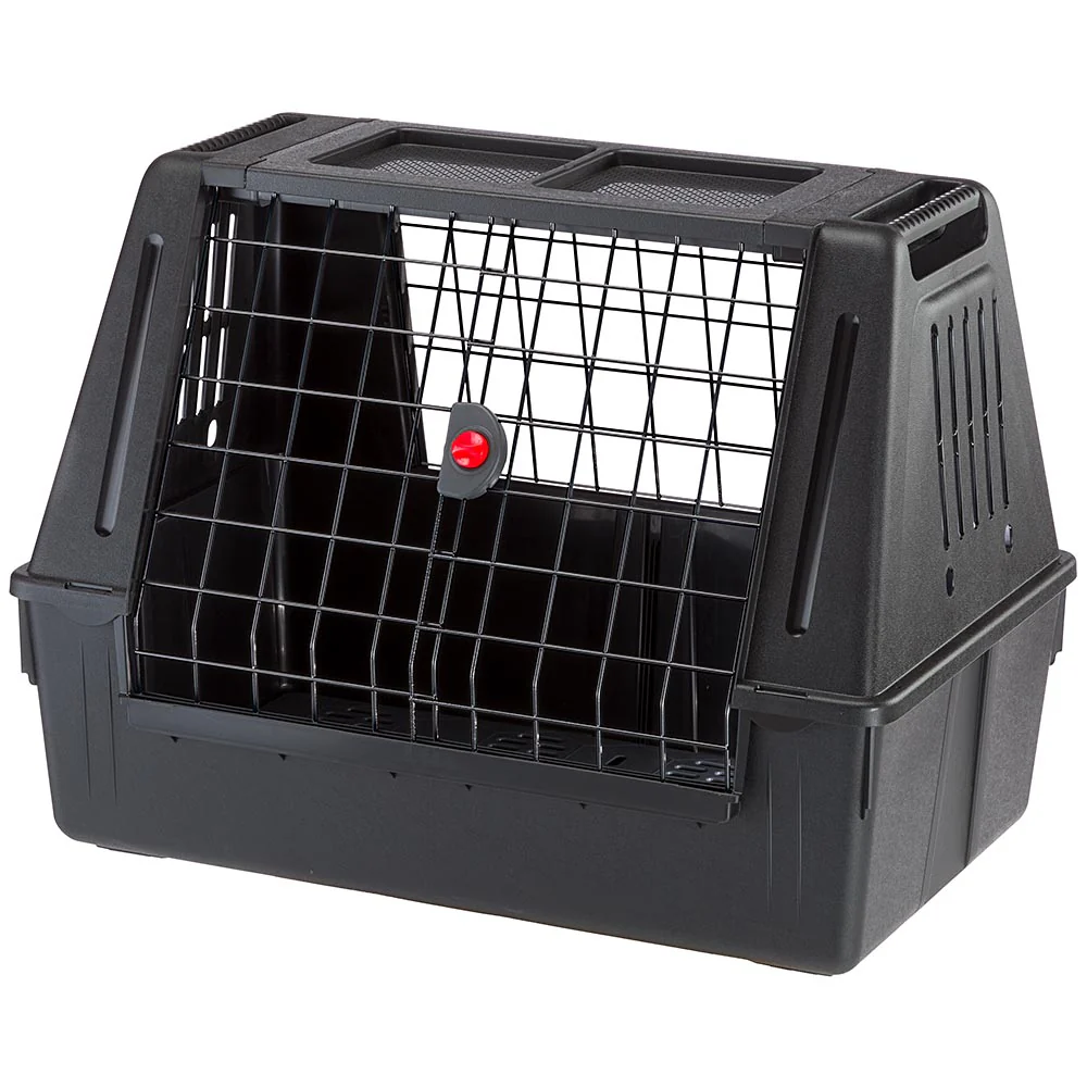 Atlas Car Scenic – Trasportino da Auto per Cani, Super Ventilato e Sicuro, con Doppia Porta Scorrevole, Disponibile in Due Misure