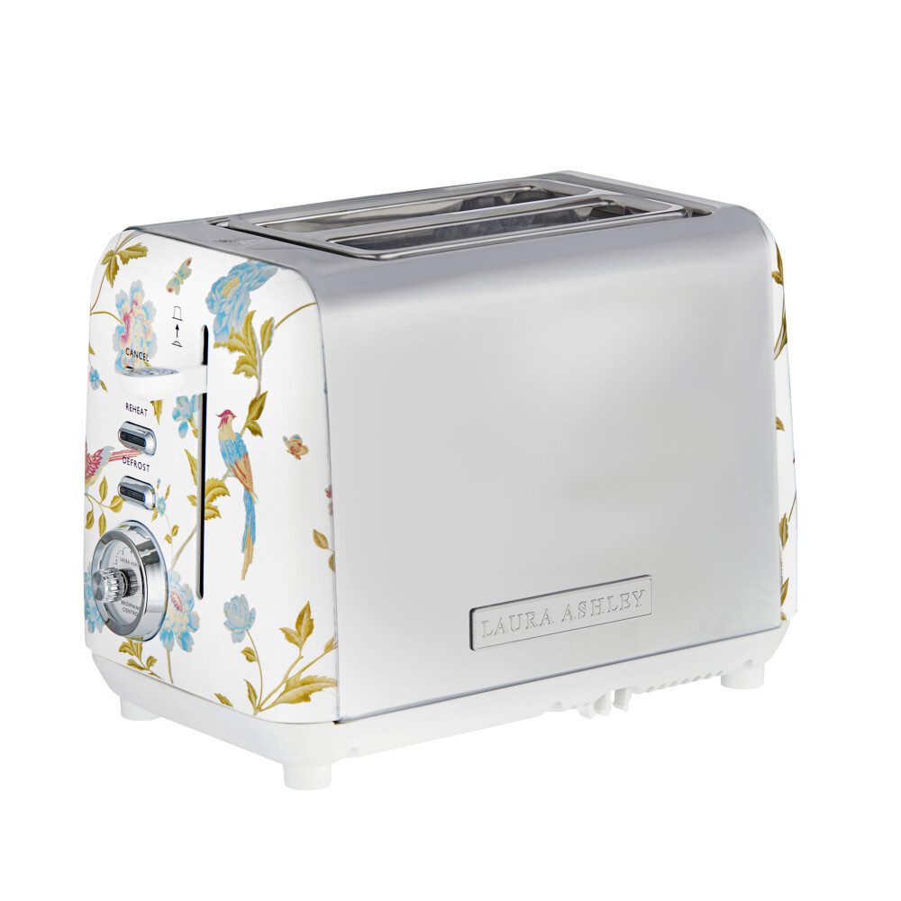 Toaster Laura Ashley 2 Scheiben-Toaster, 7 Stufen – Elveden White Design VQ