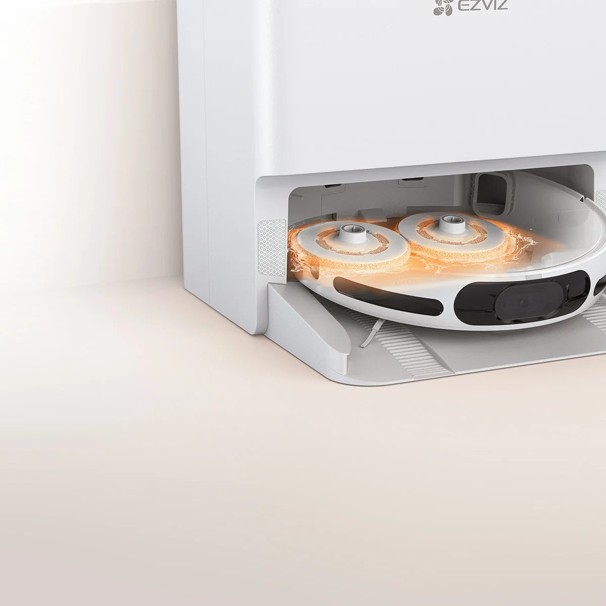 Ezviz RS20 PRO Robot Aspirapolvere Lavapavimenti Wi-Fi 7200Pa Bianco