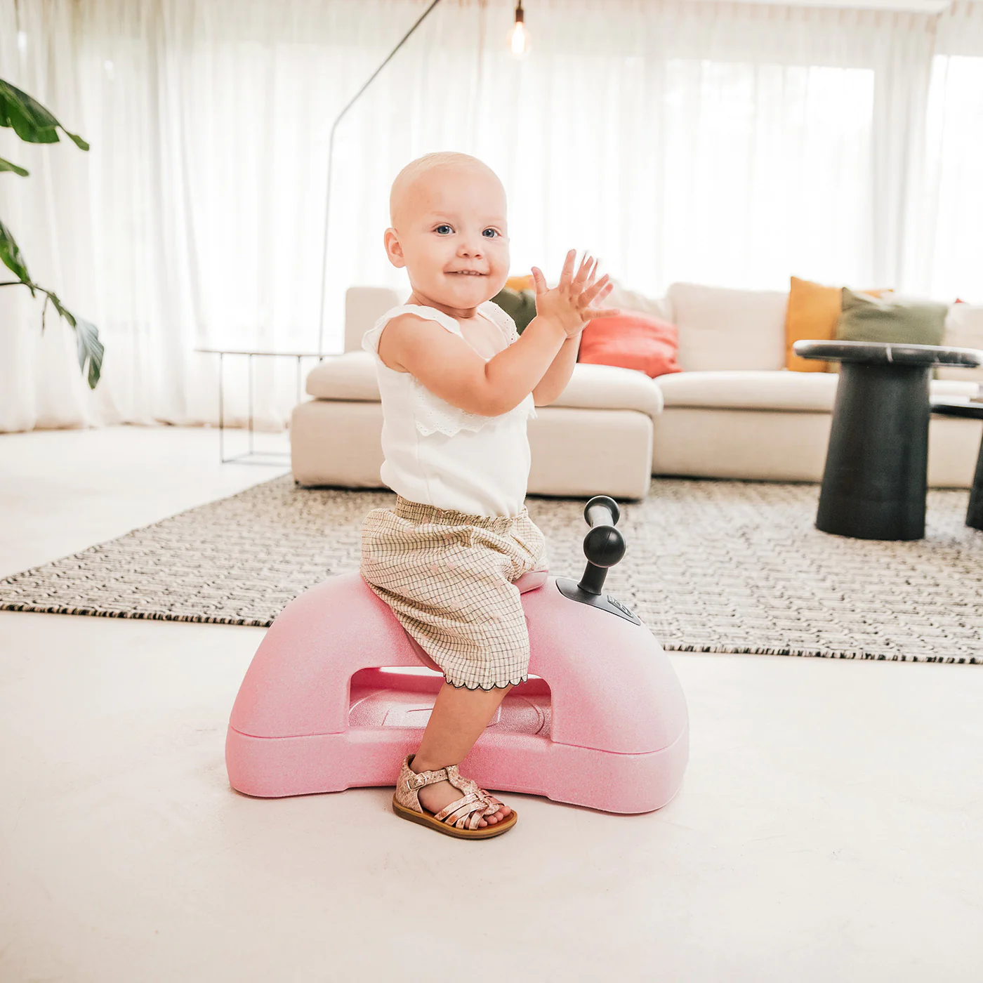 2025 Scoot and Ride My First baby walker 3-in-1 e scivolo in rosa