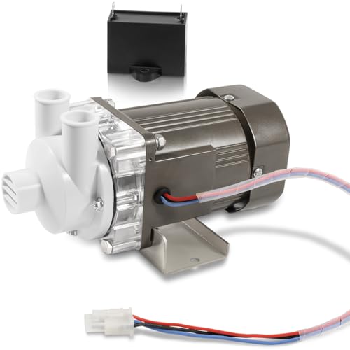 S 0731 Water Pump for Hoshizaki, Ice Machine Motor Assembly with Mounting Plate, 14 Inch Cable, and Factory Plug : Appliances