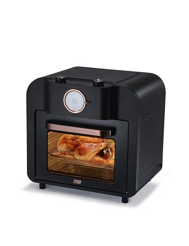 COMMERCIAL CHEF Air Fryer Multi Oven, 17 QT Multifunctional & Multi Level Air Fryer with Bake, Broil, Roast, Warm & Toast for Rotisserie Chicken, Pizza & More, 1500 Watt Air Fryer Oven : Home & Kitchen