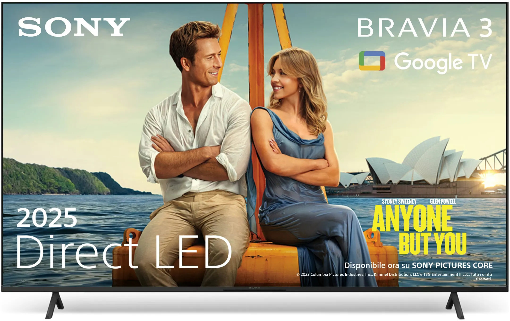 Sony LED 4K TV BRAVIA 3 K43S39BP (2025) - 43 inch