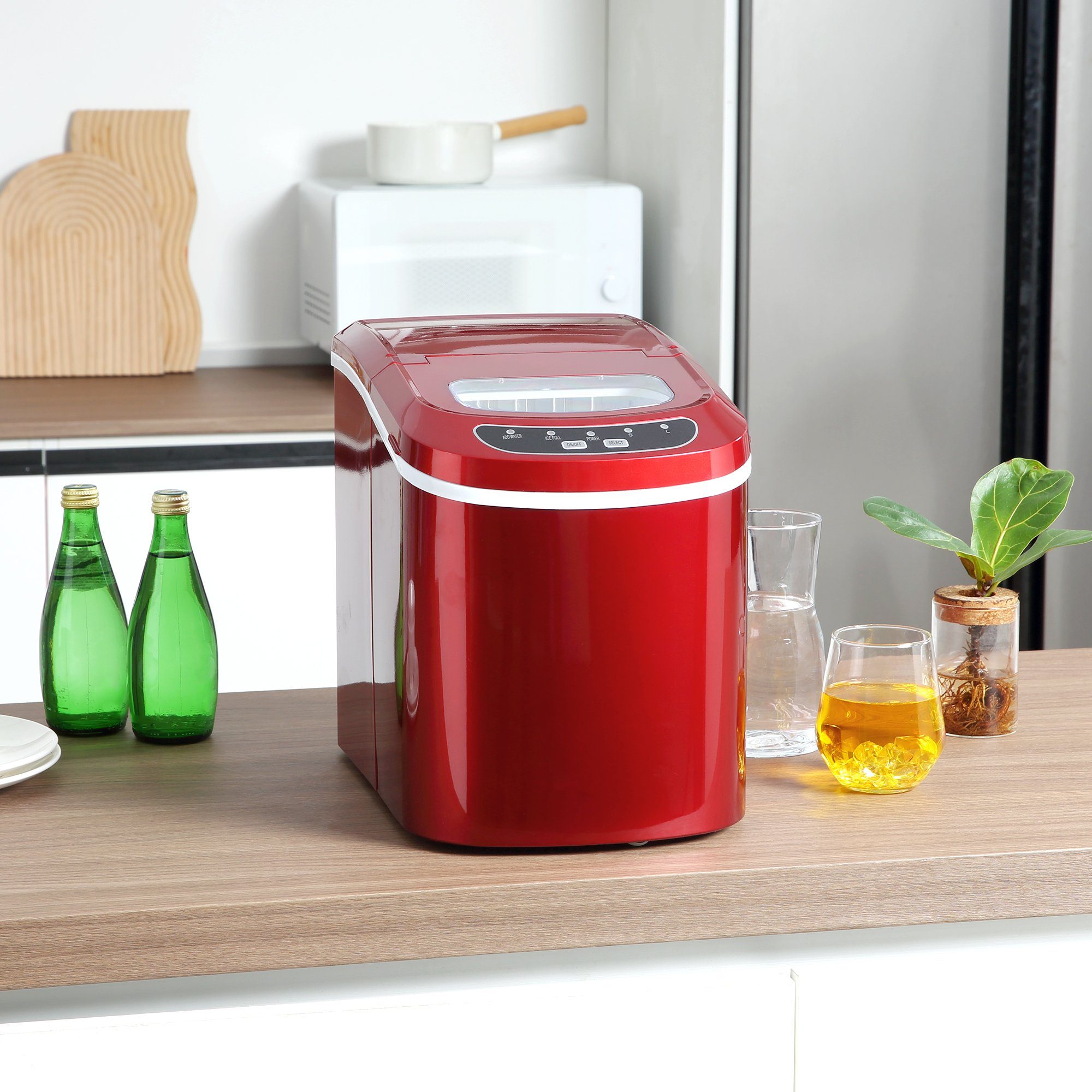 Eiswürfelmaschine Eiswürfelbereiter mit 2,2 L Wassertank