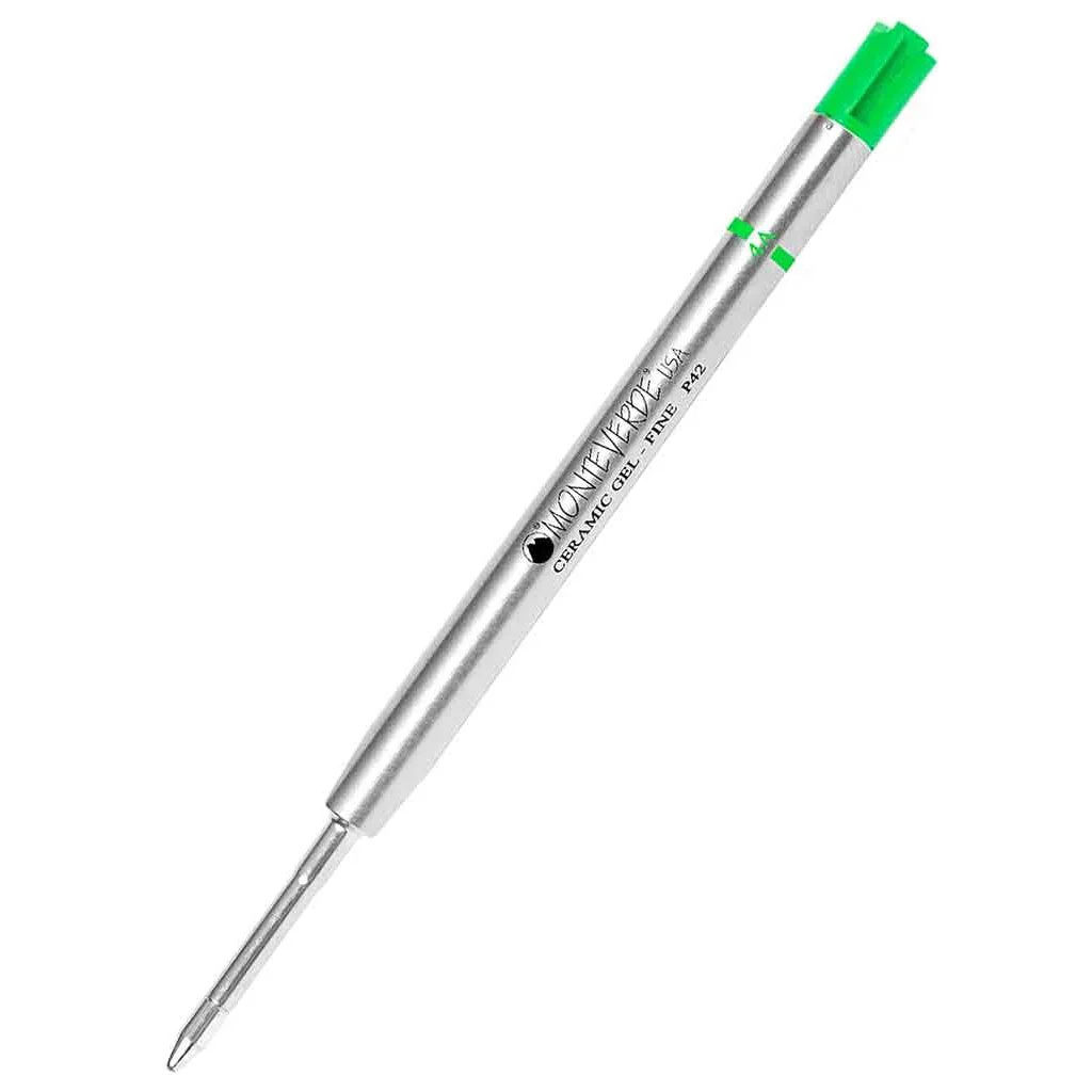 Monteverde Capless Ceramic Gel Refill To Fit Parker - Green