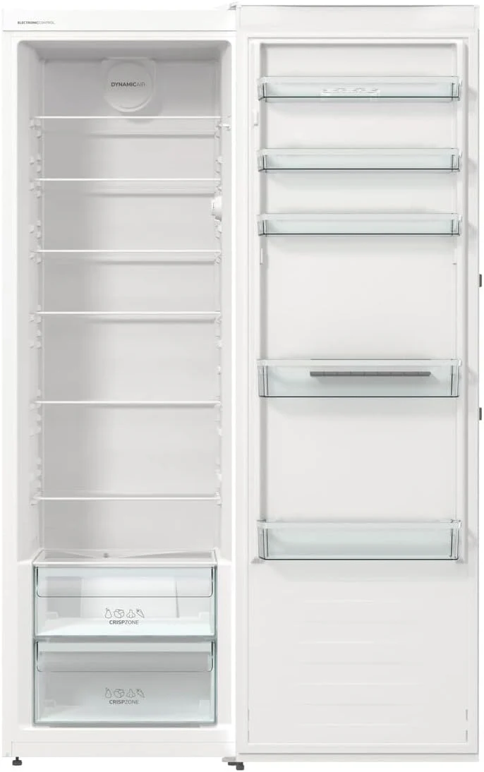 Gorenje R 619 DAXL6 Koelkast/AdaptTech/FreshZone/Snelkoelfunctie/Ventilatiekoelsysteem/LED Display/398l/185cm/EEK D/Roestvrij staal