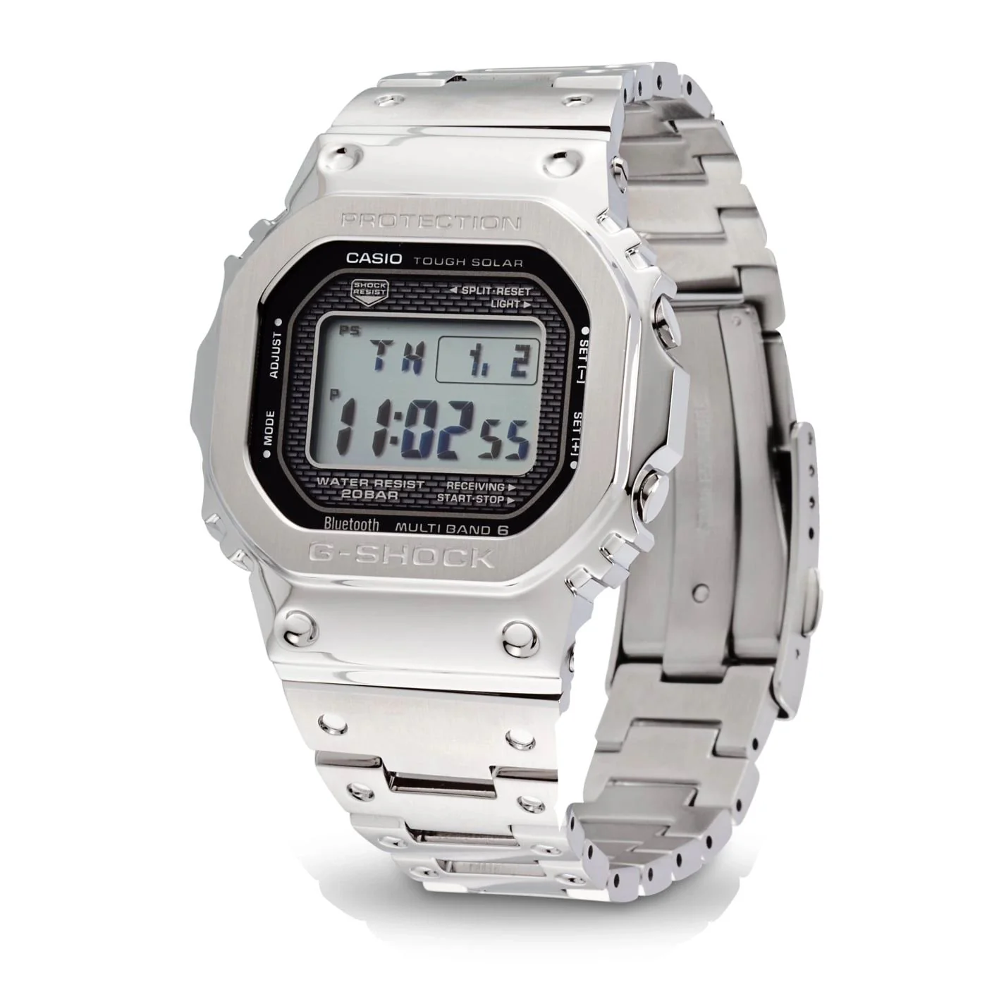 Orologio G-Shock GMW-B5000D-1ER cassa e bracciale acciaio