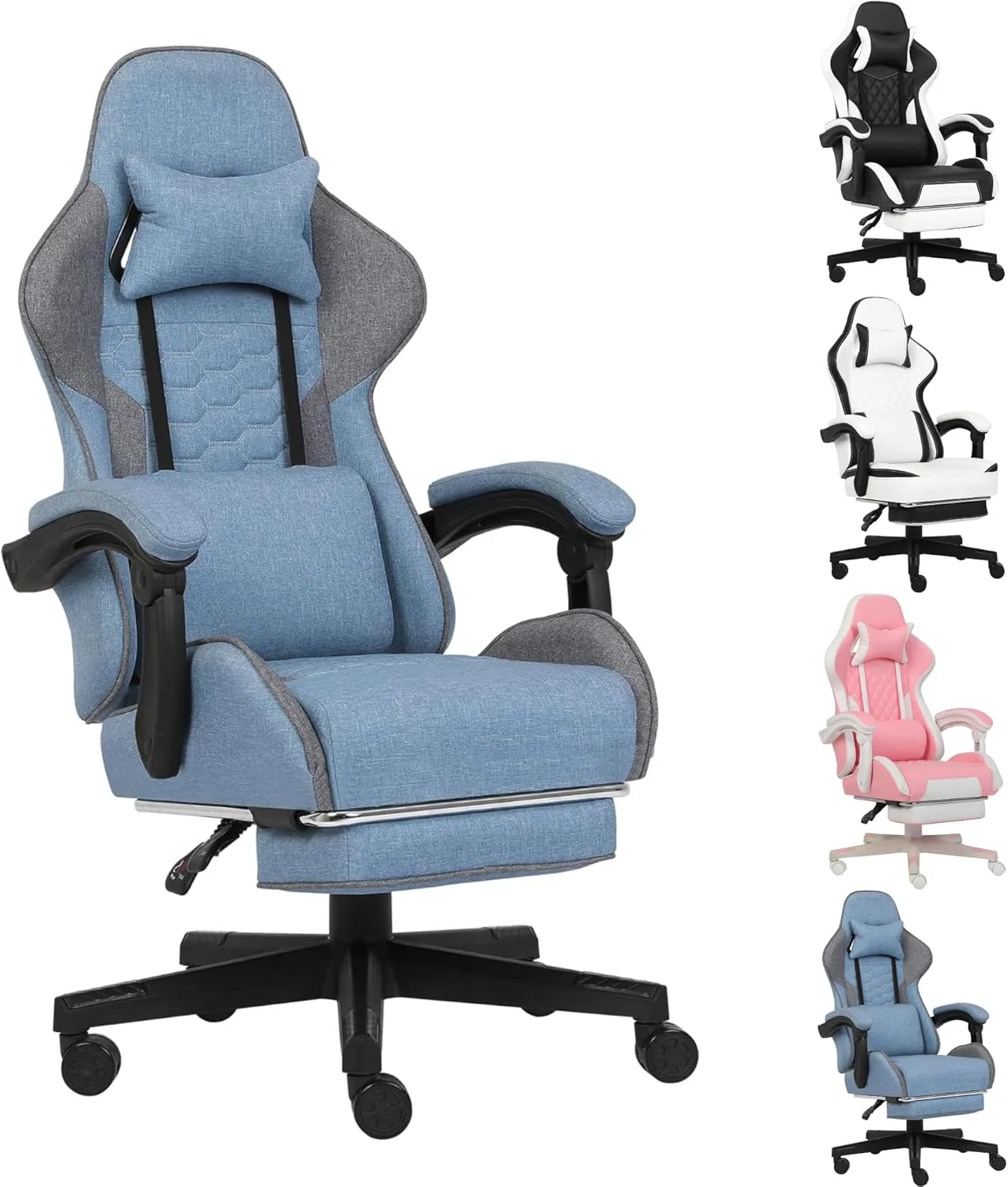 Gaming Chair Computer Office Chair with Footrest