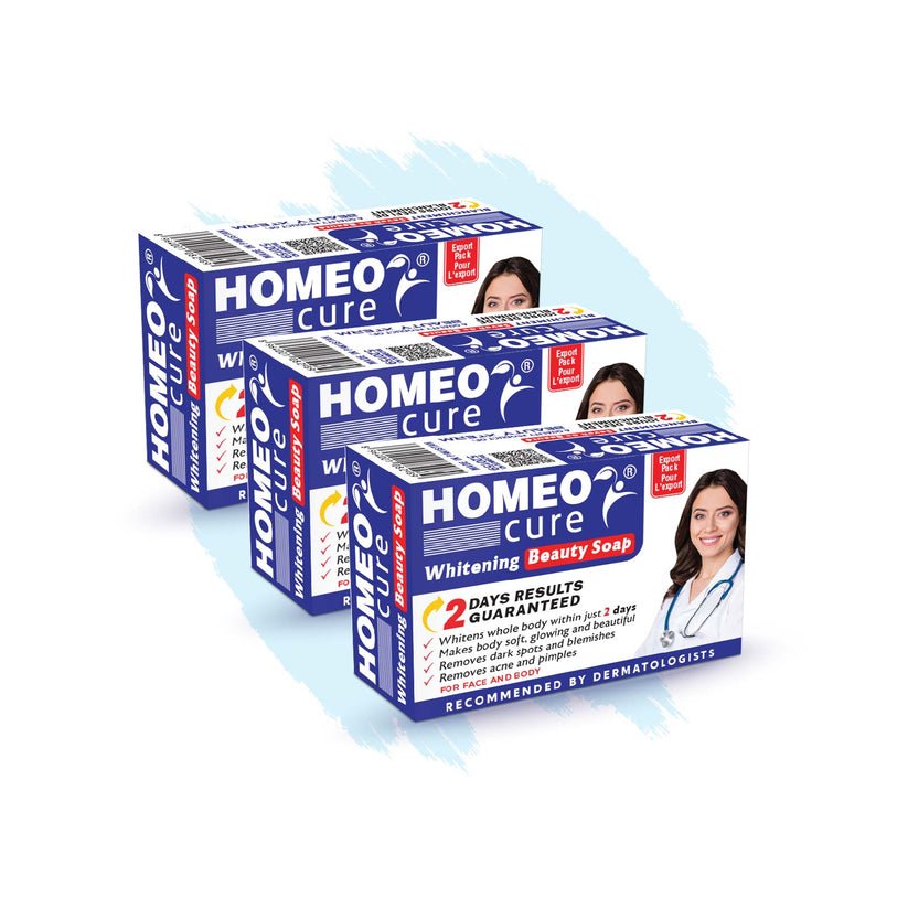 Homeo Cure Whitening Soap Pack of 3 x 100g