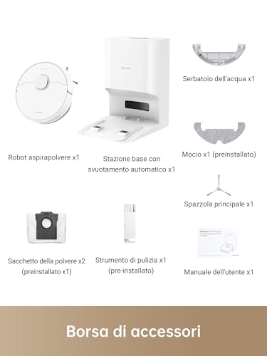 dreame Aspirapolvere Lavapavimenti Svuotamento Navigazione