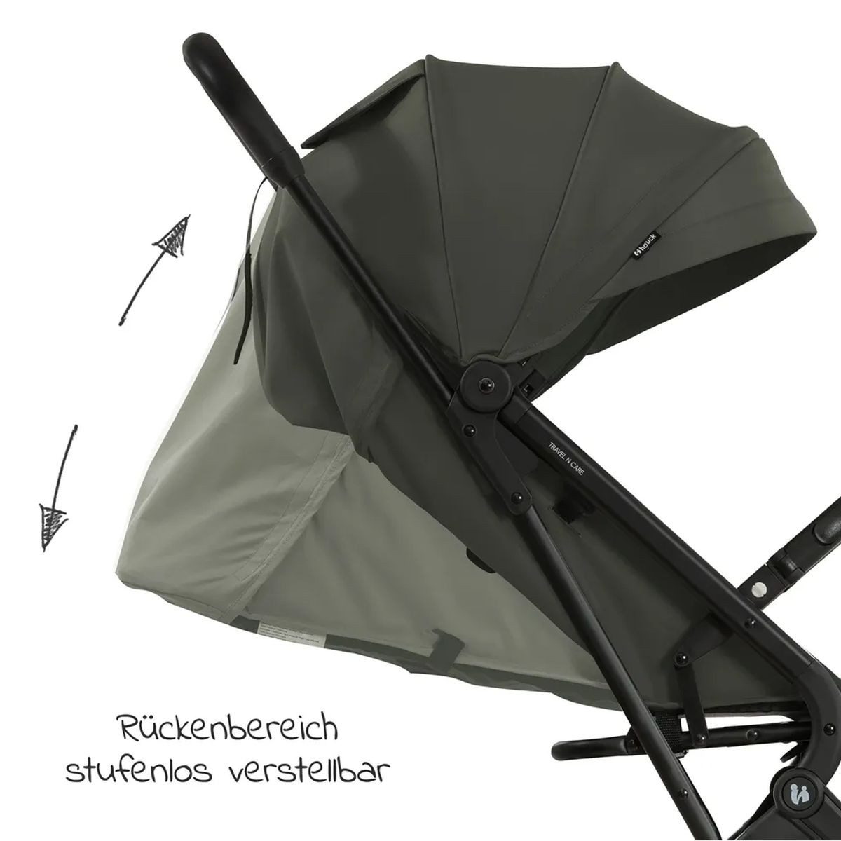 Kinder-Buggy Travel N Care - Dark Olive