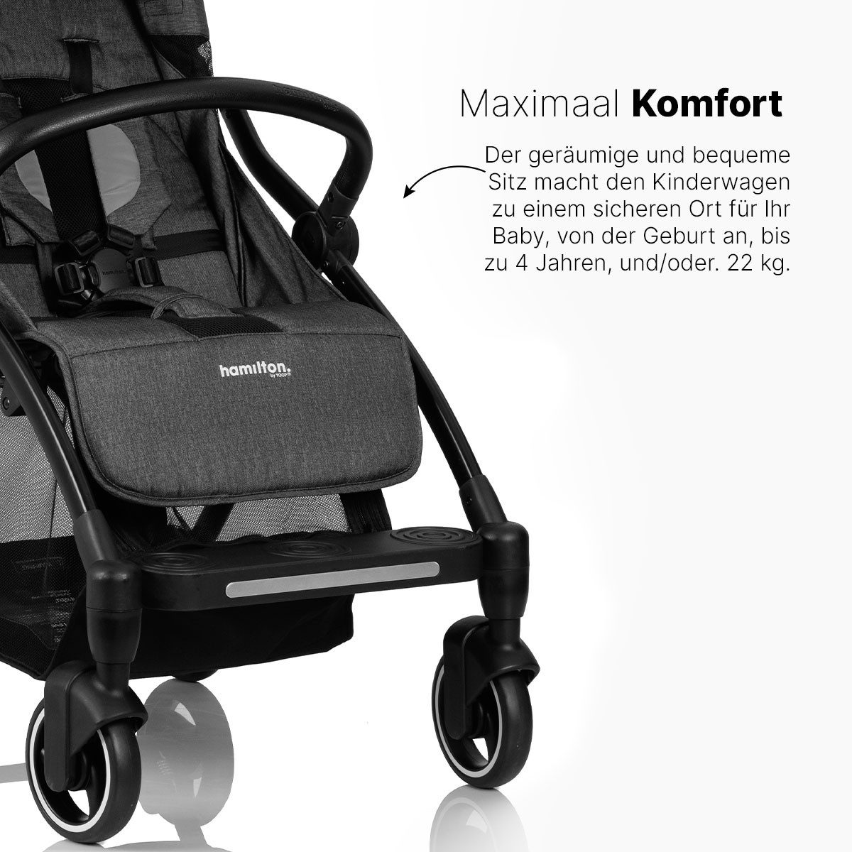 Kombi-Kinderwagen XL Kinderwagen – Premium Buggy mit MagicFold™ - Leicht und wendig