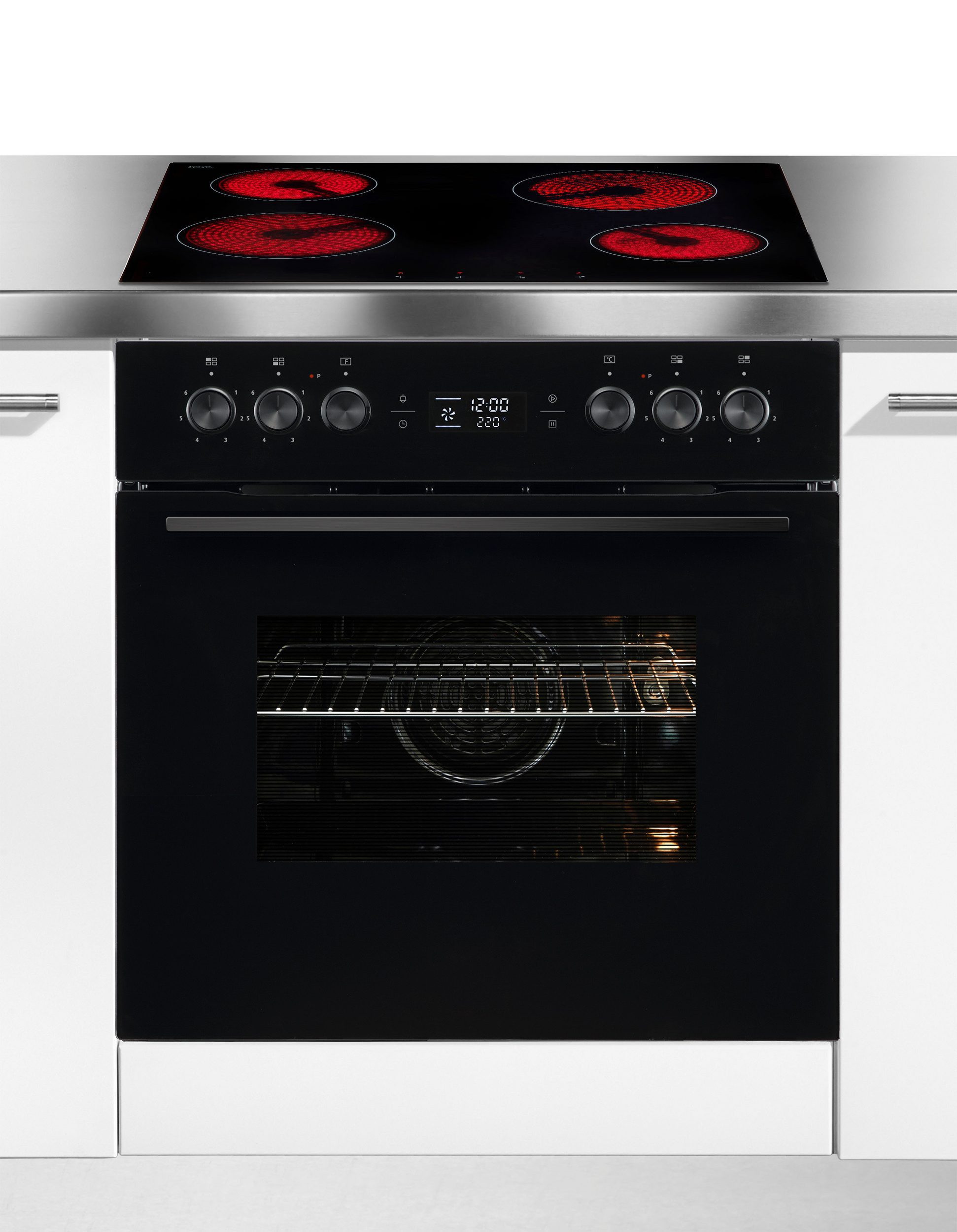 Elektro-Herd-Set HB70AB+HC46CB