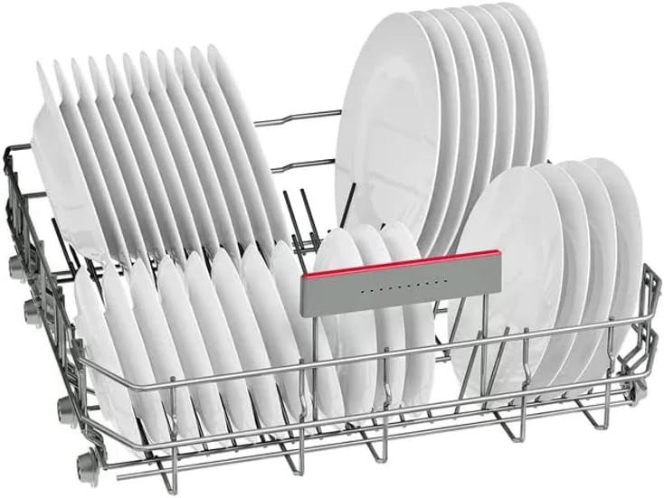 Bosch SMV4ETX08E, Serie 4, Smarter Geschirrspüler Vollintegriert 60 cm, Besteckkorb, Spülmaschine mit Programmassistent, besonders Leise, Rackmatic, Automatische Türöffnung, InfoLight, AquaStop