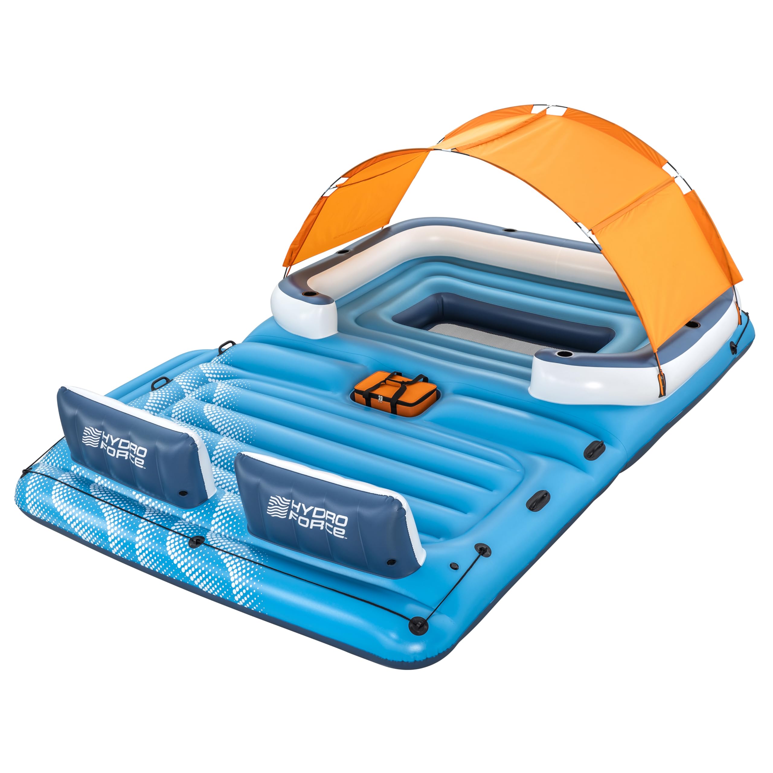 Bestway Hydro Force Tropical Breeze Badeinsel für 6 Personen 389 x 274 cm aufblasbar robust groß